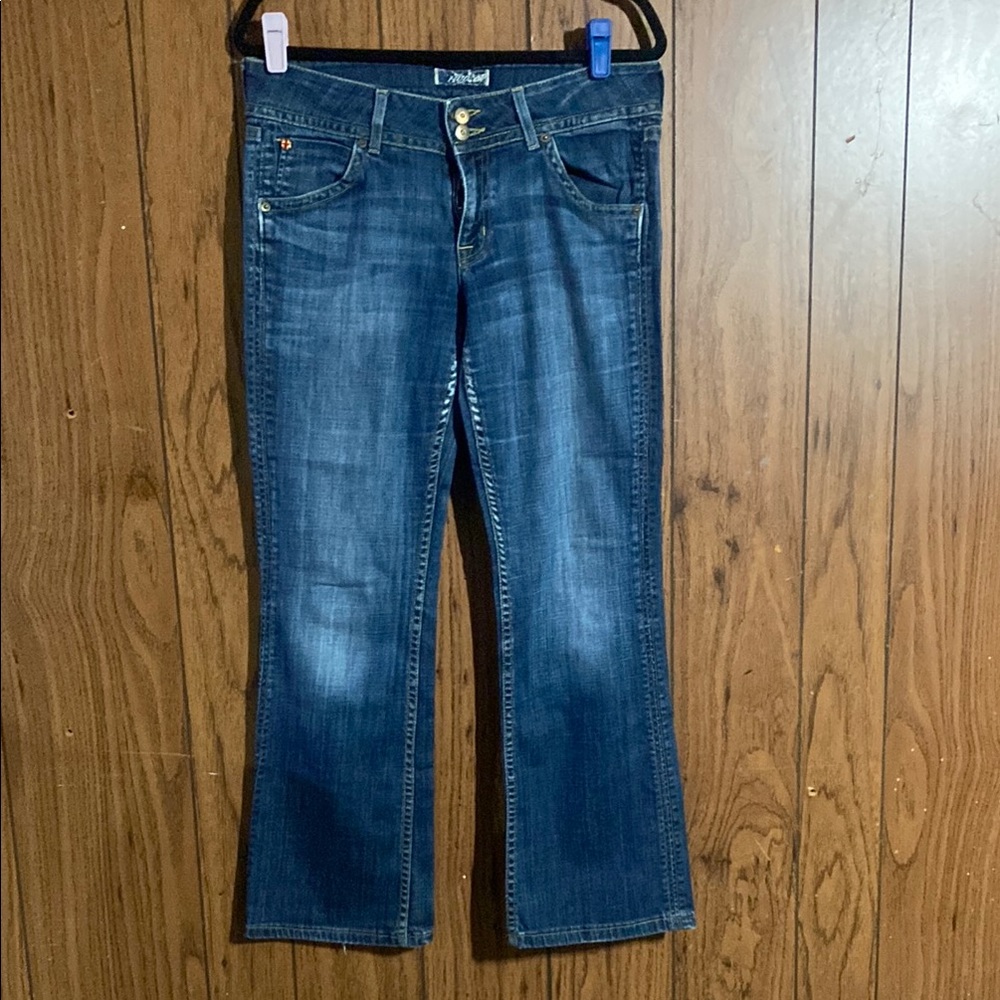 Hudson Jeans Blue Boot Cut Denim with Fading